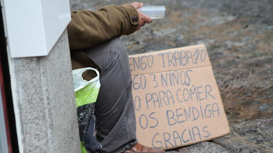 La pobreza crece en España 