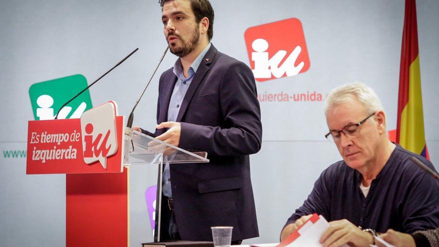 Alberto Garzón y Cayo Lara en el Consejo Político Federal de IU. / IU