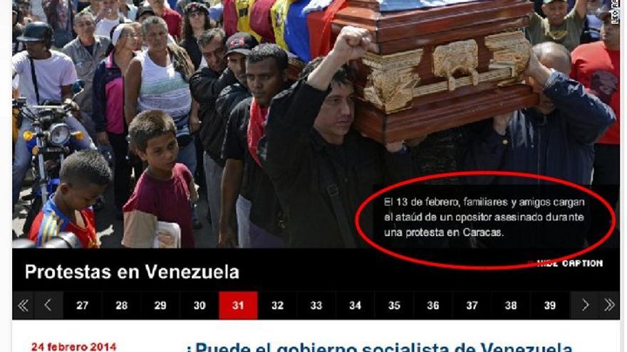 CNN entierro Venezuela EDIIMA20140302 0125 13 - Perlas informativas de febrero 2014