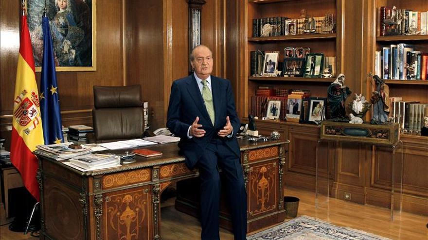 Juan Carlos en el mensaje de Navidad 2012