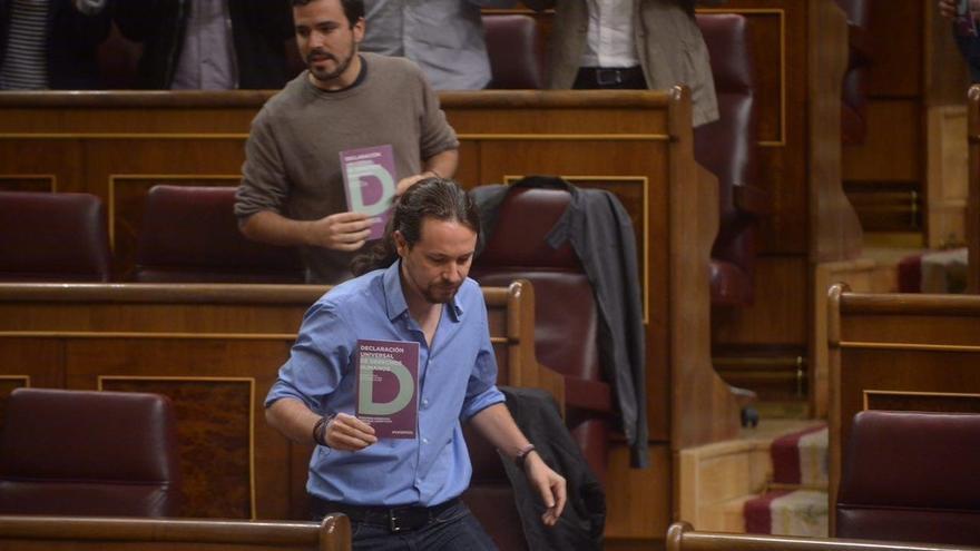 Garzón ve motivos para la "metáfora" de Pablo Iglesias sobre "delincuentes potenciales" en el Congreso