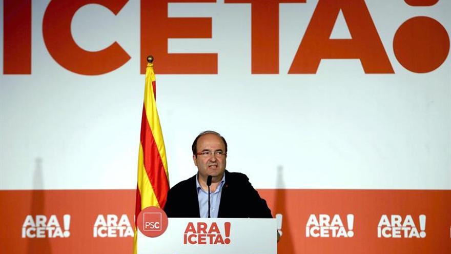 Iceta, sobre Colau: "Entre Barcelona e independencia, escoge independencia"