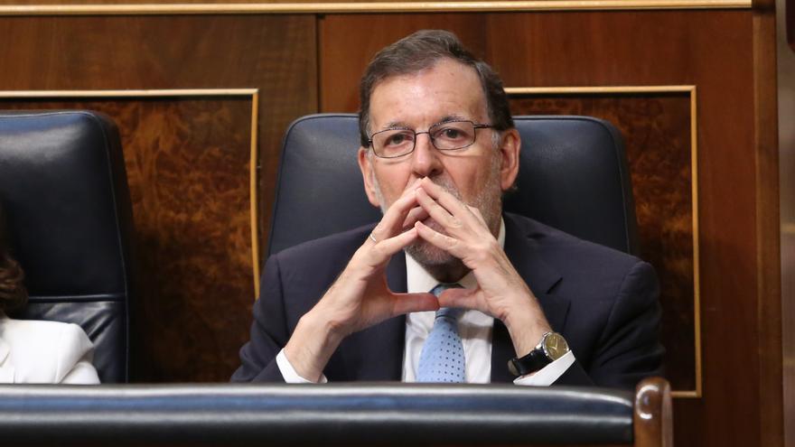 Mariano Rajoy, presidente del Gobierno en funciones en el Congreso de los Diputados.