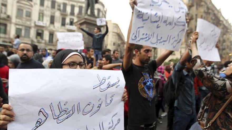 Nuevas protestas en Egipto contra la ley que limita derecho de manifestación