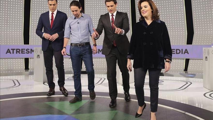 Pablo Iglesias, el único que empieza el debate citando a Rajoy