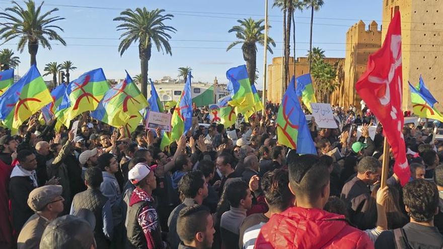 Protesta en Rabat contra 