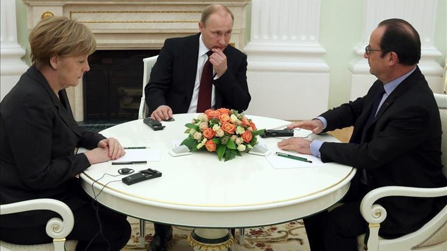 Putin y los líderes europeos marcan la hoja de ruta para la paz en Ucrania