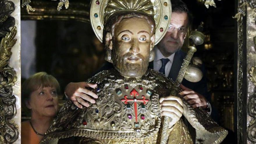 Rajoy y Merkel adelantan su visita a la catedral de Santiago