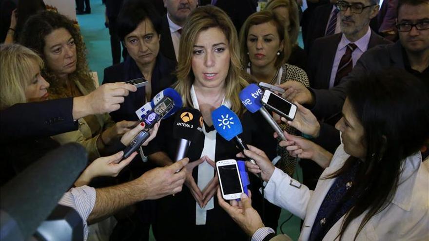 Susana Díaz cree que se quiere asfixiar a Andalucía con la devolución de 426 millones