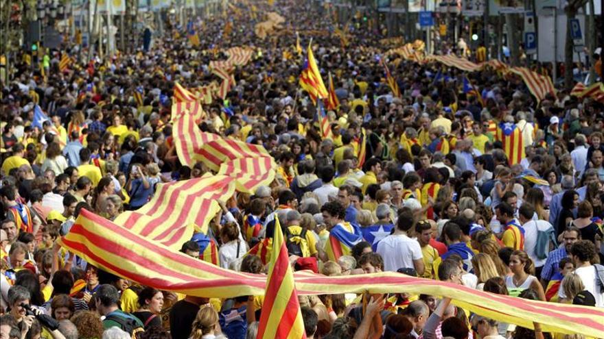 Los catalanes tuitearon 175.000 mensajes con las palabras "vía catalana"