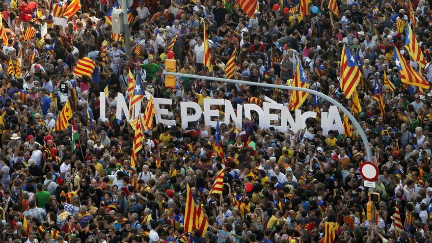 Un 57% de catalanes votaría a favor de la independencia, según la Generalitat