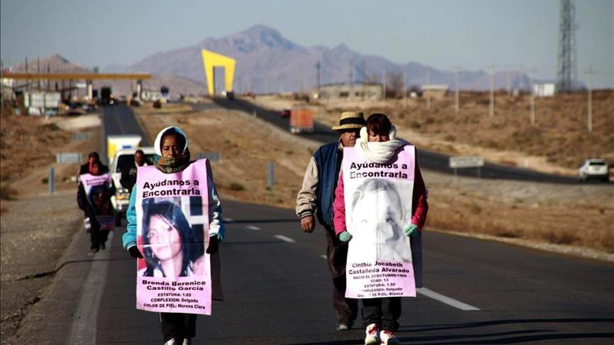 Madres de mujeres desaparecidas en Ciudad Juárez, México.