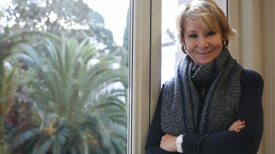 La portavoz municipal del PP en Madrid, Esperanza Aguirre.