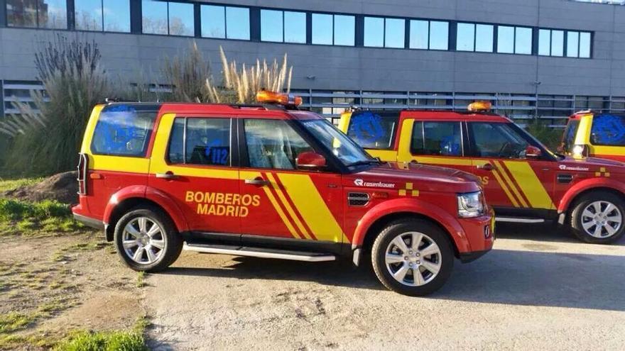 Coche de mandos de los bomberos de Madrid.