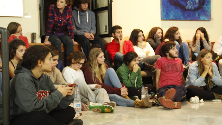 Encierro de estudiantes en la Universidad Carlos III de Getafe