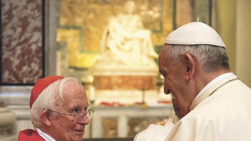 Francisco, con el cardenal Cañizares