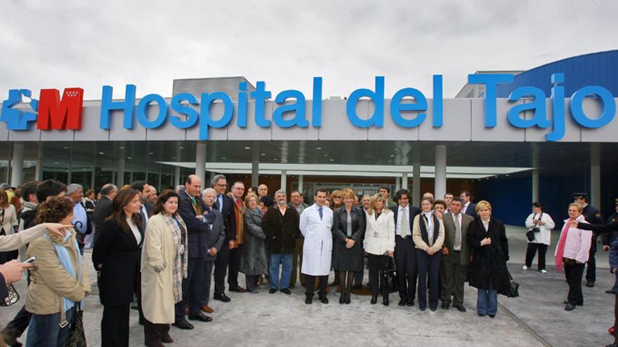 Inauguración del hospital del Tajo, uno de los adjudicados a HIMA.