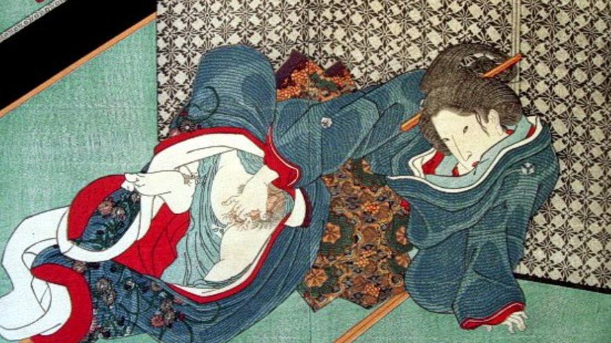 Obra atribuida al pintor japonés Kunisada.