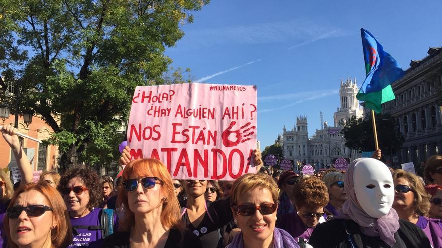 Pancarta de la manifestación del 7N. / Marta Borraz