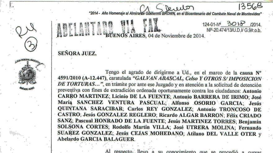 Solicitud de detención preventiva con fines de extradición por Interpol Argentina.