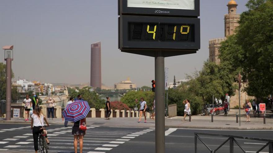 El calor comienza ceder de forma ligera aunque Córdoba y Jaén siguen en rojo