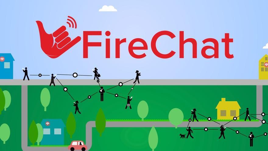 Red en malla de la que se vale Firechat para funcionar sin Internet