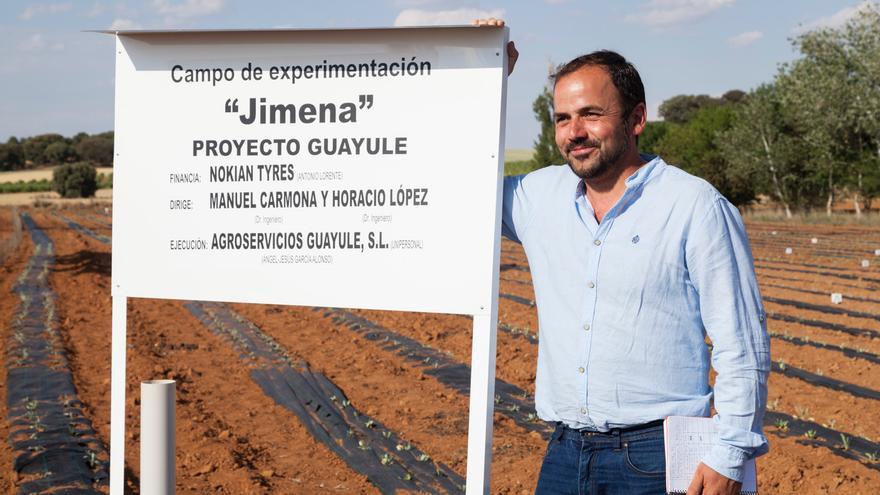 Ángel García, el agricultor que propuso la alternativa al caucho
