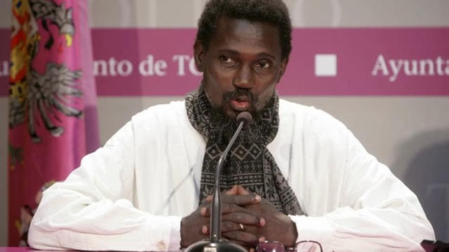 Ismaël Diadié en Toledo con motivo de la Medalla de la Oro del Ayuntamiento
