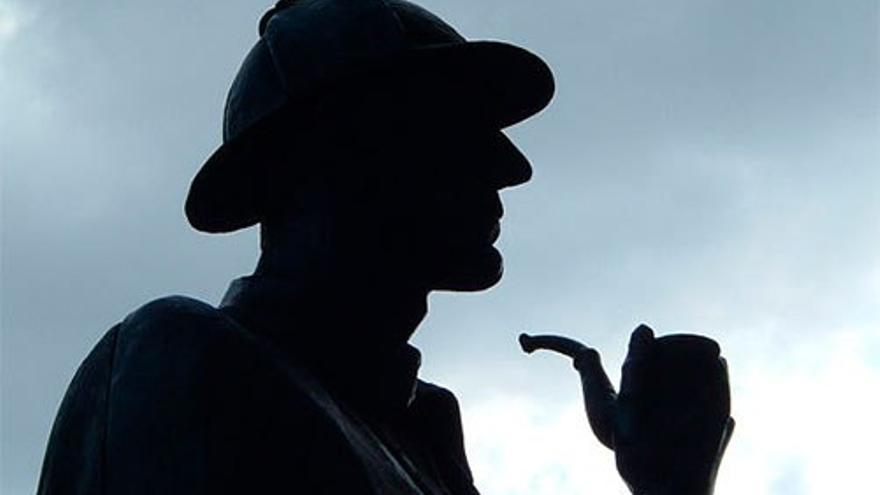 Estatua de Sherlock Holmes en Baker Street. (DP).