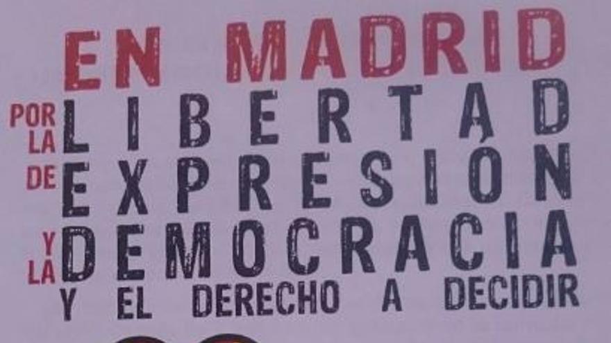 Nuevo cartel del acto pro referéndum en Madrid