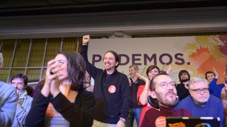 Pablo Iglesias, en la presentación esta mañana en Madrid de su candidatura. Foto: Podemos para Todas
