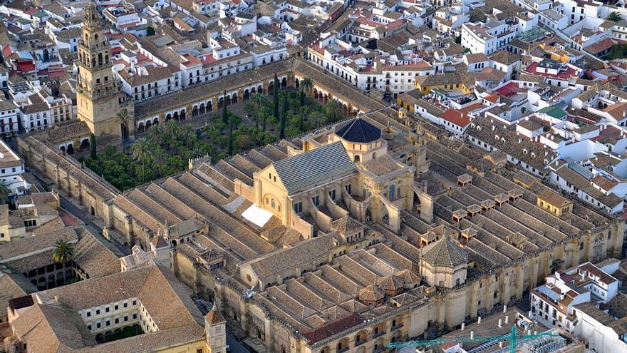 Vista aérea de la mezquita catedral de Córdoba.