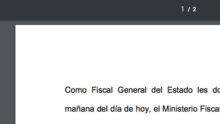 El título del archivo del comunicado de prensa con el que la Fiscalía ha dado a conocer las querellas por rebelión interpuestas este lunes contra Carles Puigdemont. 