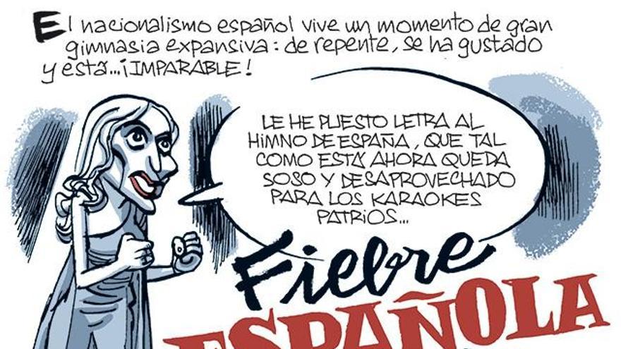 La tira de Fontdevila: Fiebre española